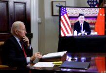 Δύο ώρες "τα έλεγαν" ο πρόεδρος των ΗΠΑ Τζο Μπάιντεν και ο κινέζος ομόλογός του Σι Τζινπίνγκ