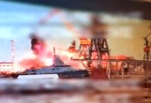 Ο Ουκρανικός στρατός κατέστρεψε Ρωσική κορβέτα στη χερσόνησο της Κριμαίας με Γαλλικό πύραυλο