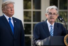 Ως «πολιτικό» και όχι τραπεζίτη περιγράφει τον επικεφαλής της Fed, Jerome Powell, ο Ντόναλντ Τραμπ και δηλώνει ότι δεν θα τον διορίσει εκ νέου